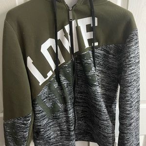 Olive and grey jacket